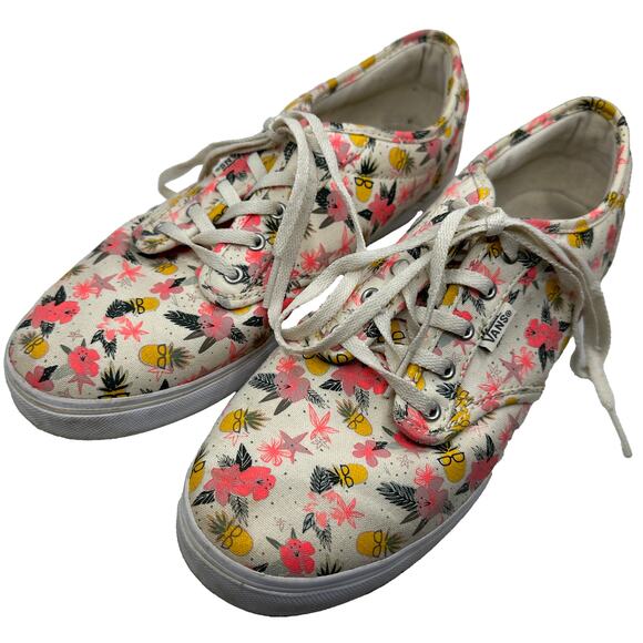 Vans Women's Tropical Shoes with Pineapples Size 9.5 - Picture 3 of 7